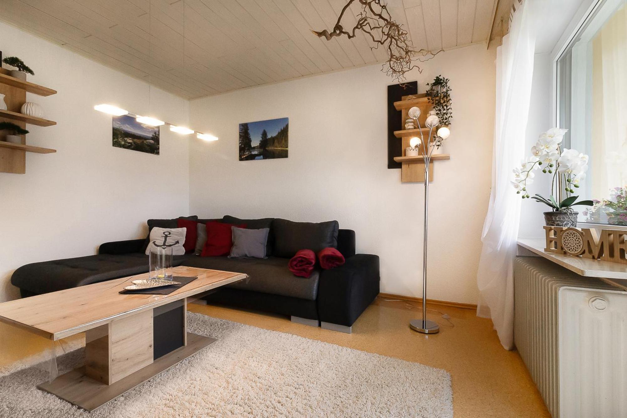 Buchen Blick - Ruhige Moderne Ferienwohnung 82Qm. フィヒテルベルク エクステリア 写真