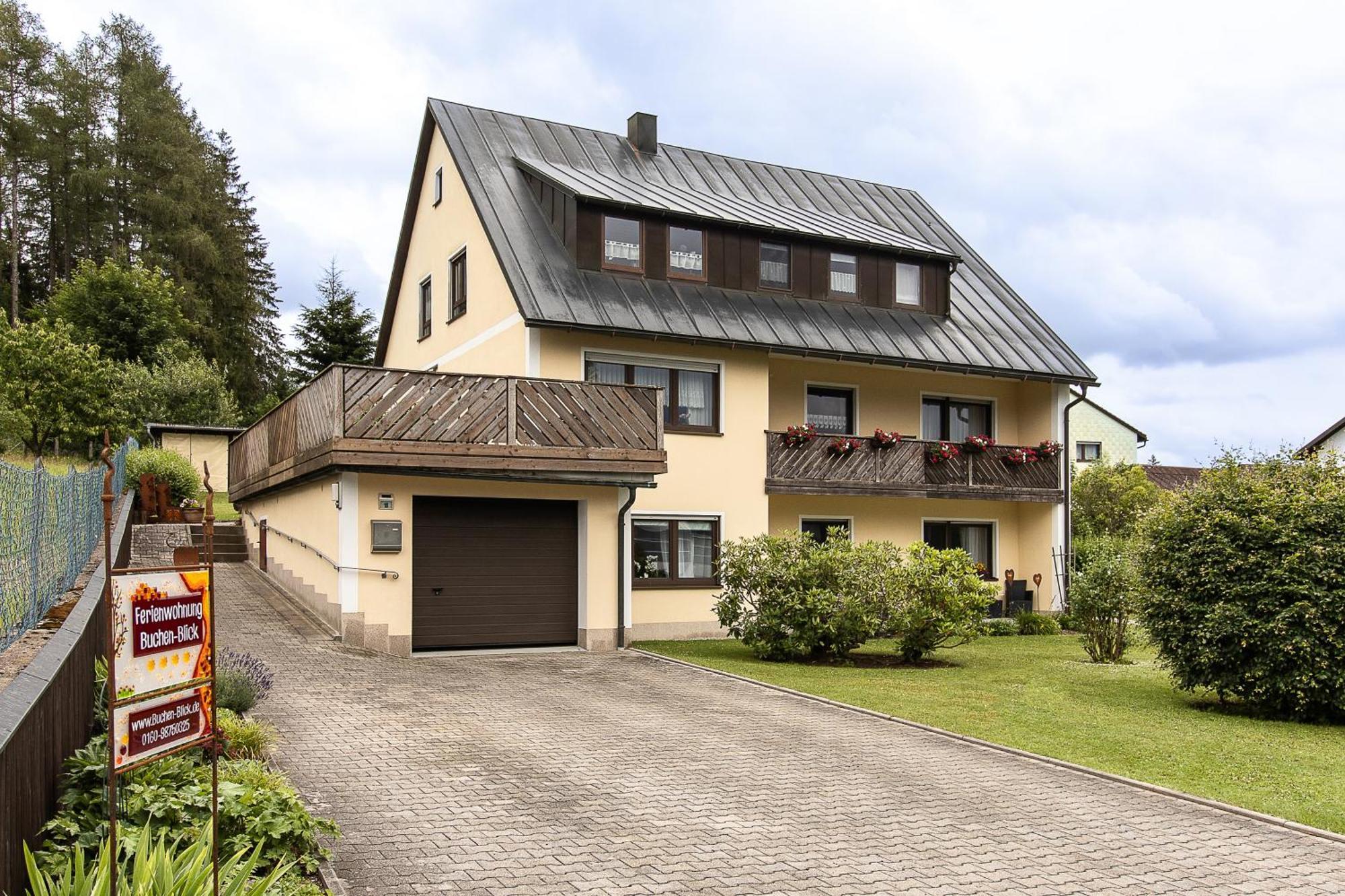 Buchen Blick - Ruhige Moderne Ferienwohnung 82Qm. フィヒテルベルク エクステリア 写真